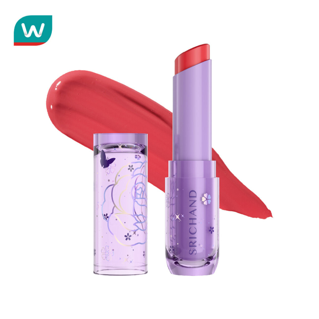 Srichand ศรีจันทร์ ไรซ์ แอนด์ ไชน์ พลัมปิ้ง ลิปสติก 3ก. R01 แอทแทรคทีฟ