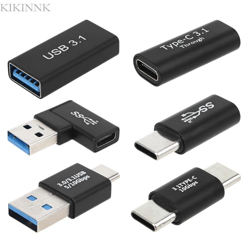 Kikin ทนทาน Universal Type C ถึง USB 3 0 ชายหญิงอะแดปเตอร์ OTG USB C ถึง Type C ชายหญิงชาร์จแปลงข้อมูล Conn