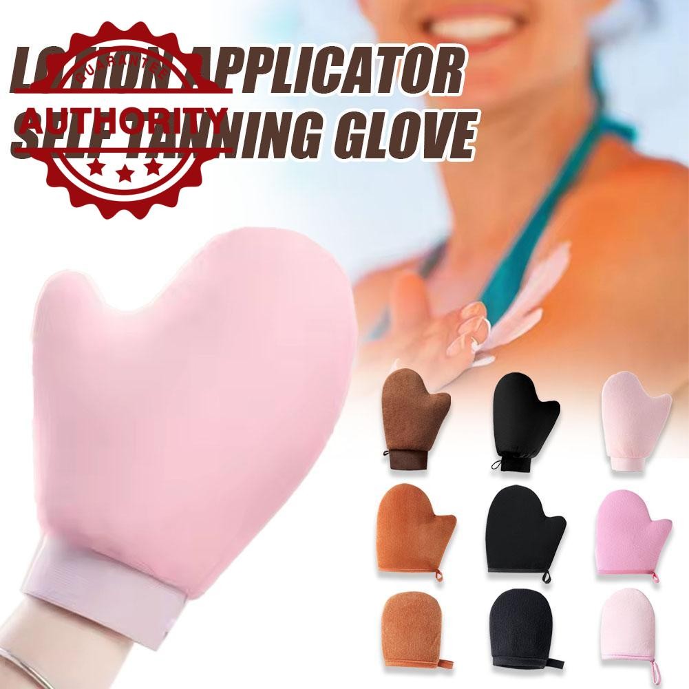 ถุงมือโลชั่นบํารุงผิว Self Tanning Oil Quick Lotion Application Tool Magic H7z5