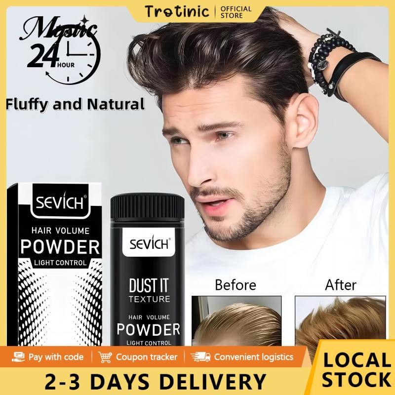 【COD】 【จัดส่งในพื้นที่】Zskiller Powder Hair Texture Powder Hair Volume Shaping Powder ติดทนนานสำหรับ