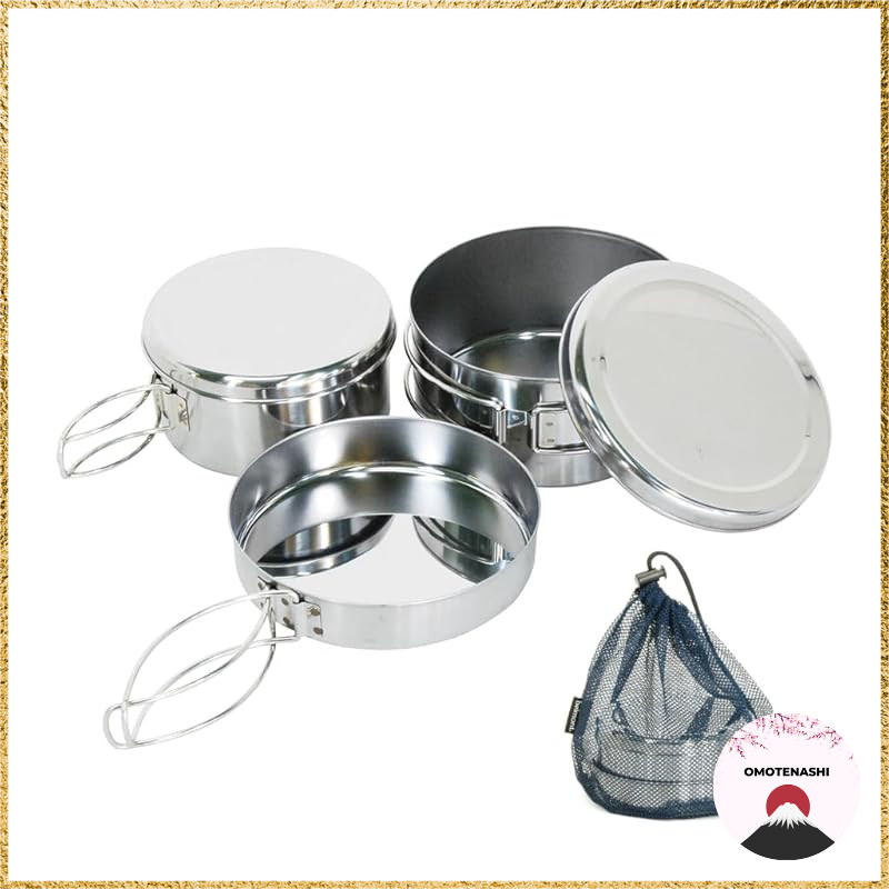 Belmont Stainless Steel Cookware Set with Case