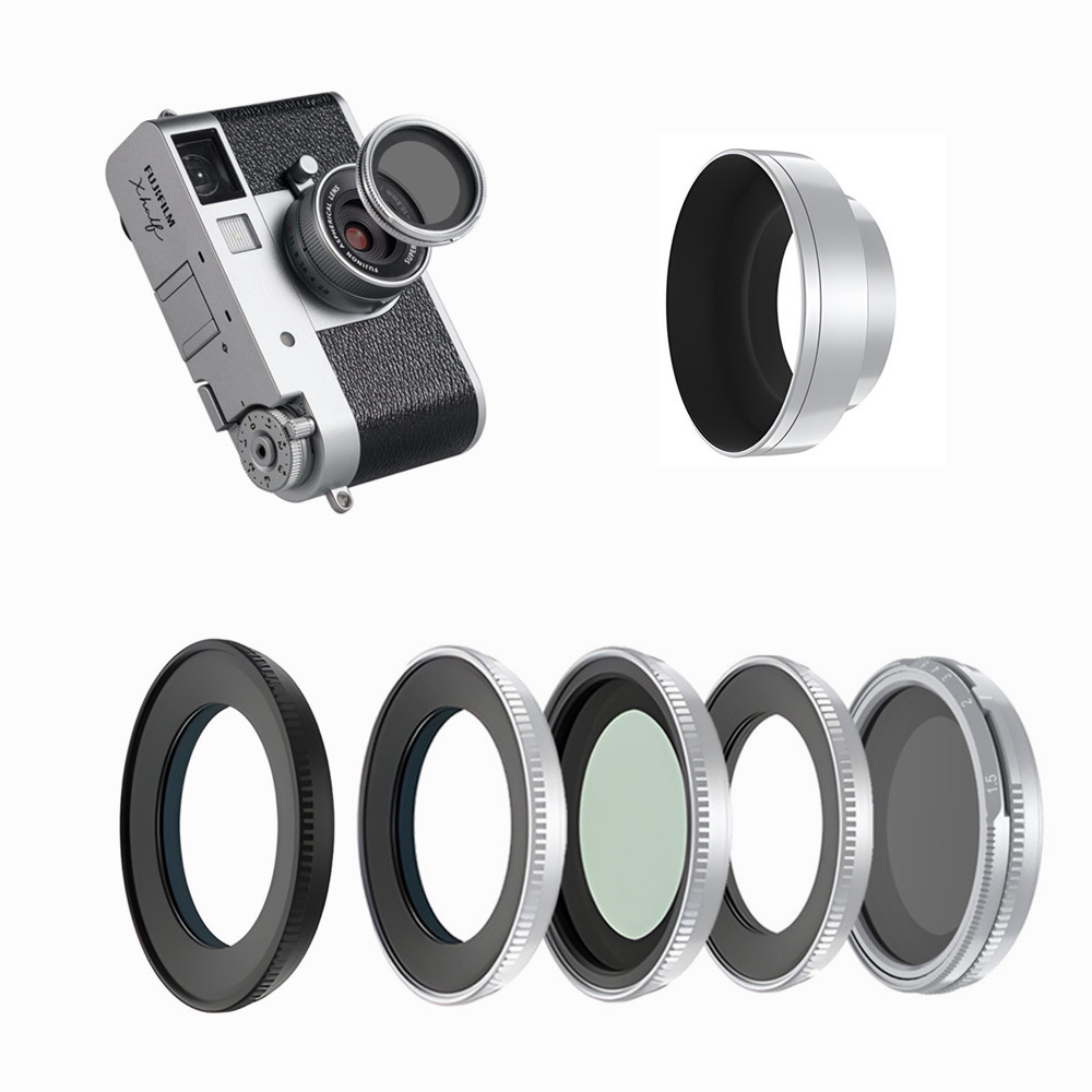 Magnetic MCUV CPL 1/4 Black Mist VND Neutral Density Lens Filter/Lens Cap/Lens Hood for Fujifilm X-Half X-HF1 Fuji Xhalf Camera