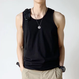 เสื้อกล้ามผู้ชาย_เทรนด์แฟชั่นสำหรับผู้ชายกีฬาและออกกำลังกายเสื้อกล้ามสายเดี่ยว