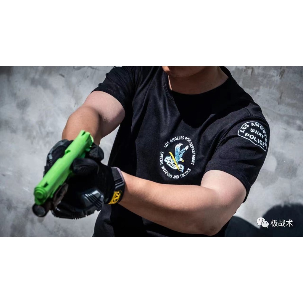 เสื้อยืด LAPD SWAT Extreme Tactics 4.0 SWAT Combat Style สำหรับผู้ชาย ผ้าคอตตอนพรีเมียม