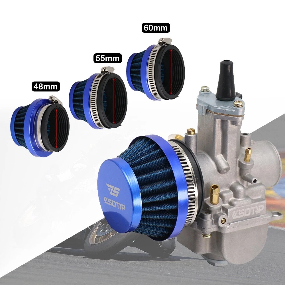เครื่องกรองอากาศคาร์บูเรเตอร์ 48 มม.สําหรับรถจักรยานยนต์ Dellorto SHA 50cc 70cc 90cc 110cc ATV Dirt Pit Moped