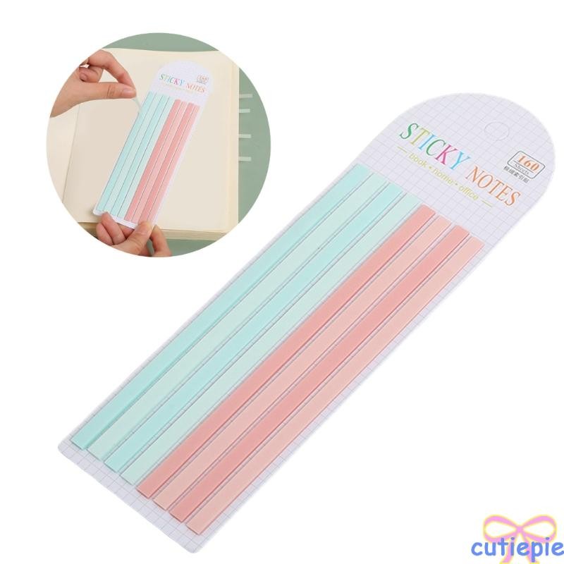 Cutie Repositionable Writable Stick Index Tabs Book Tabs Flags เครื่องหมายหน้ากาว
