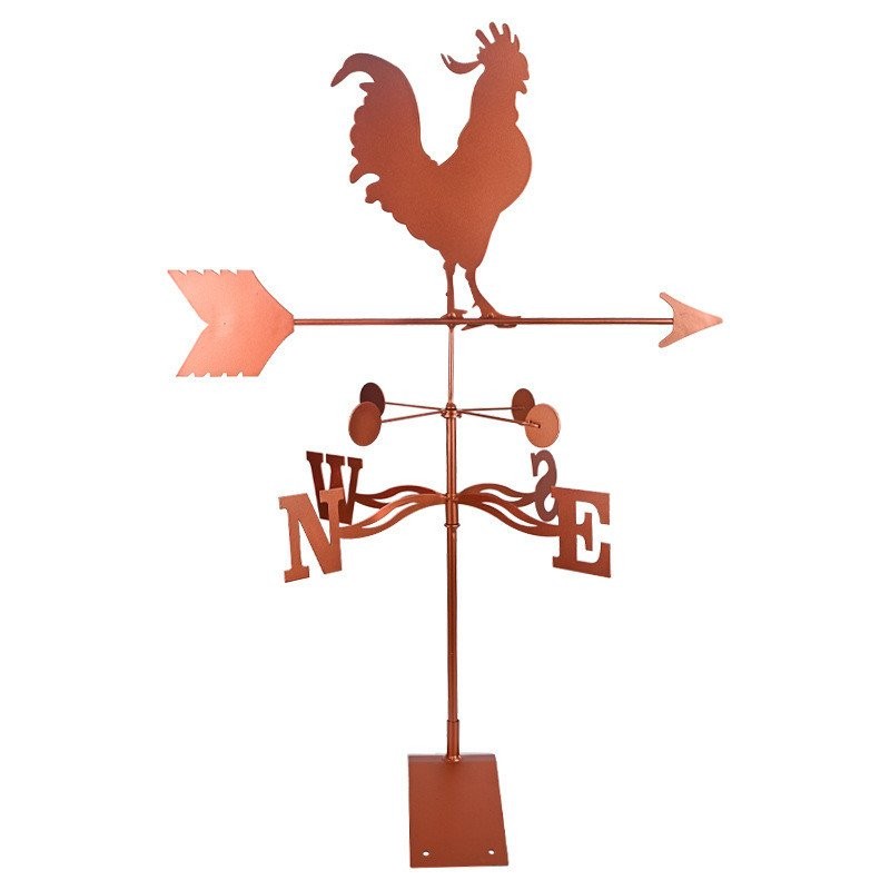 Plug-In Direction Sign Courtyard ยุโรป Cock สนามหญ้า Retro Gardening หมุนสไตล์ทิศทางป้าย Villa ตกแต่