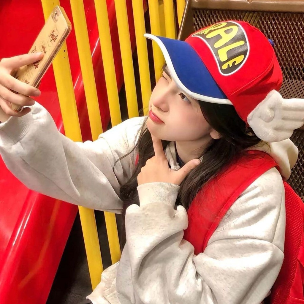 Junganananan Dalain 天 春秋棒球帽阳鸭脚帽发 มีสไตล์คู่ Alarei Angel Wings หมวกเบสบอลฤดูใบไม้ผลิและฤดูใบไม้ร่วง3