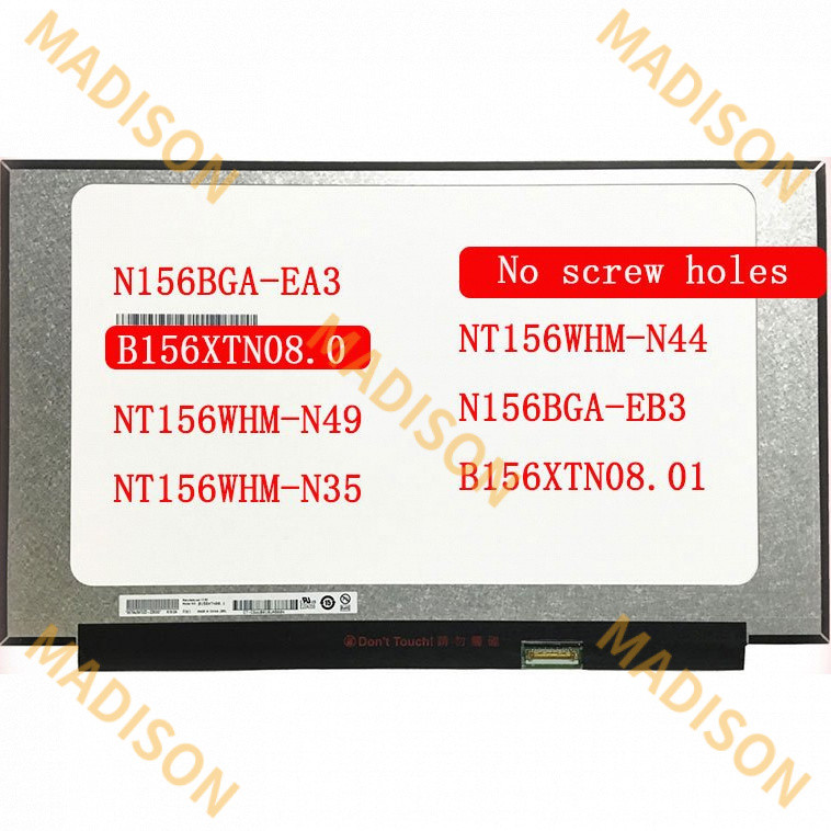 จอแสดงผล LCD ขนาด 15.6 นิ้ว 30 พิน N156BGA-EA3 NT156WHM-N45 NT156WHM-N35 NT156WHM-N49 NT156WHM-N44 b