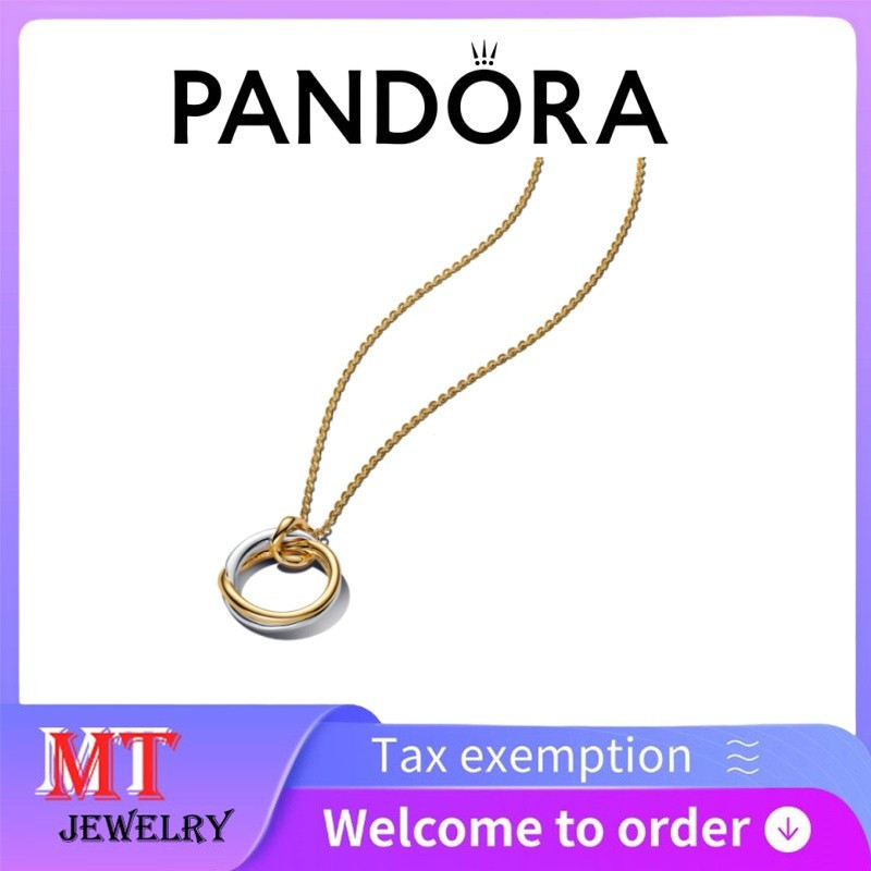 สร้อยคอมีจี้สไตล์ Pandora จากเงินสเตอร์ลิง S925 พร้อมออกแบบเองได้ รหัส 363882CE00