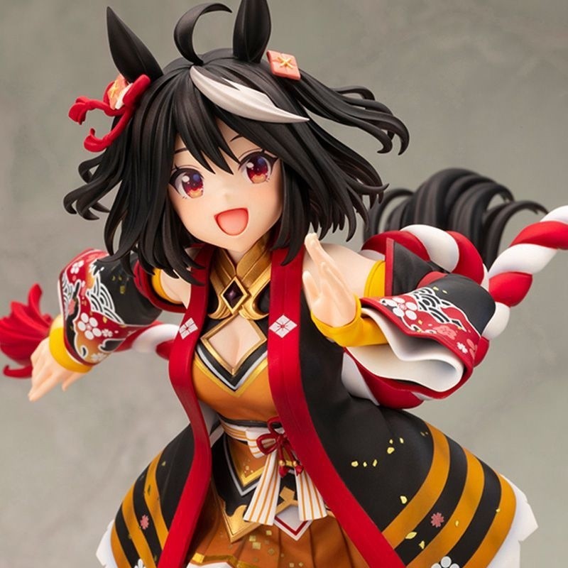【พร้อมส่ง】UMA musume figure Model Genuine pretty derby figure anime girl Kitasan Blackโมเดลของสะสมเด