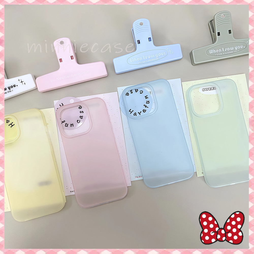 Matte เคสสำหรับไอโฟน11 12 13 14plus 15PRO 16promax โปร่งใส สครับ กรณีมือถือ ป้องกันการชนกัน6/7/8PLUS X/XR/XS PROMAX
