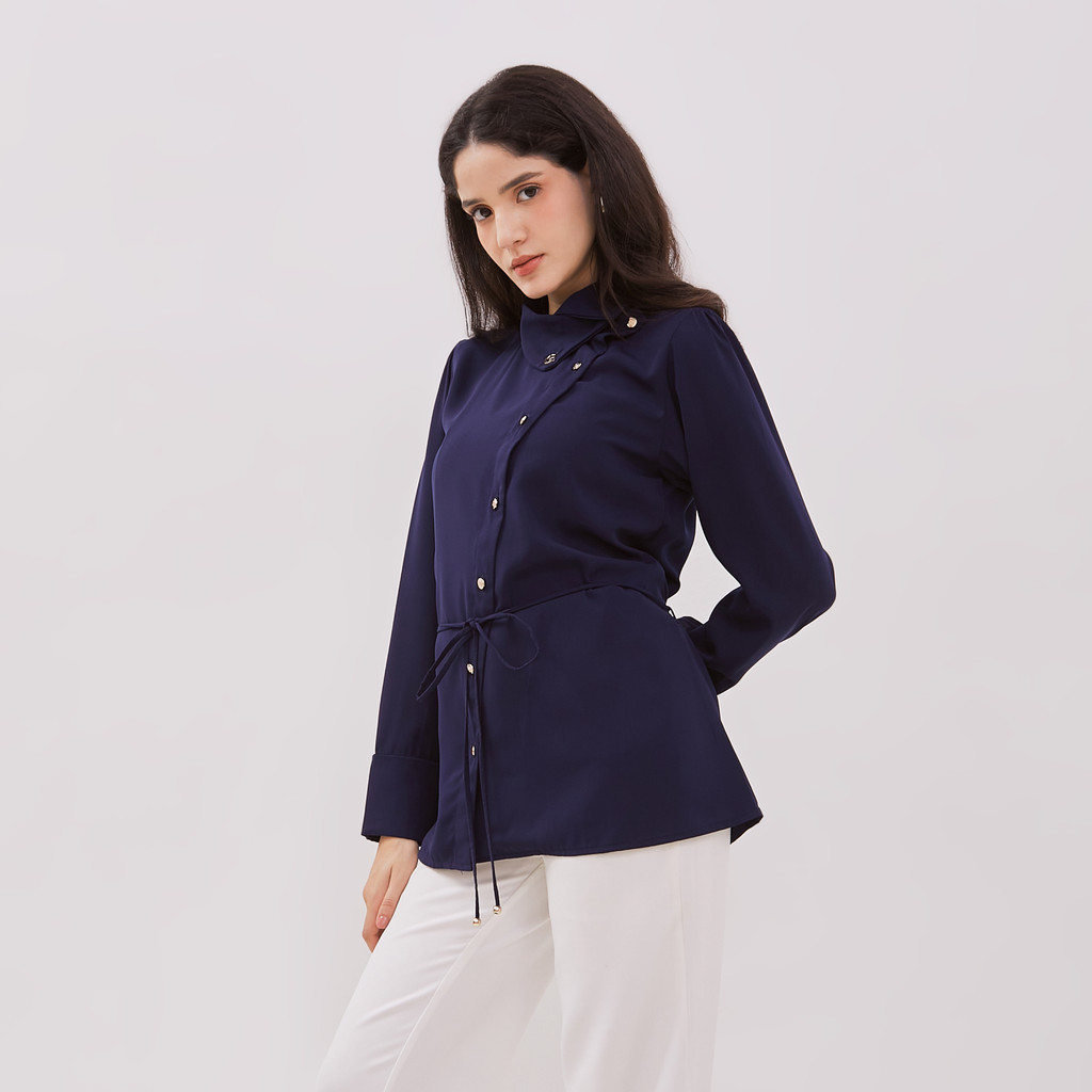 Chantilly - เสื้อ Joanna สีกรมท่า