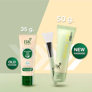 BK Acne Clay Cica Fast Mask 50g บีเค มาสก์สิวในตำนาน สูตรใหม่จากประเทศเกาหลี.