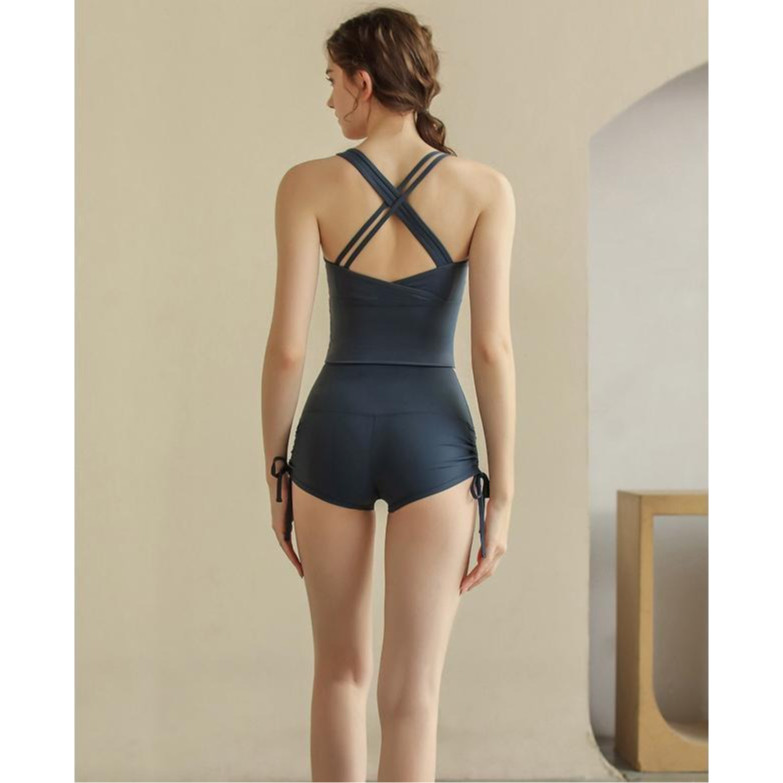 สปอร์ตบรารองรับแรงกระแทกดี ออกแบบไร้ตะเข็บสำหรับโยคะ พิลาทิส และสวมใส่วัน.daily มีหลากหลายสีให้เลือก - รูปที่ 6