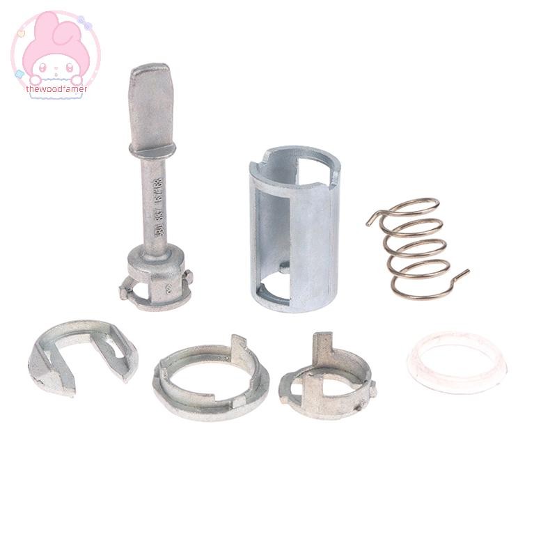 Thewoodfamer 7 ชิ้นโลหะประตูล็อคกระบอกชุดซ่อม OE 3B0 837 167/168 สําหรับล็อครถกระบอกอุปกรณ์เสริม EN