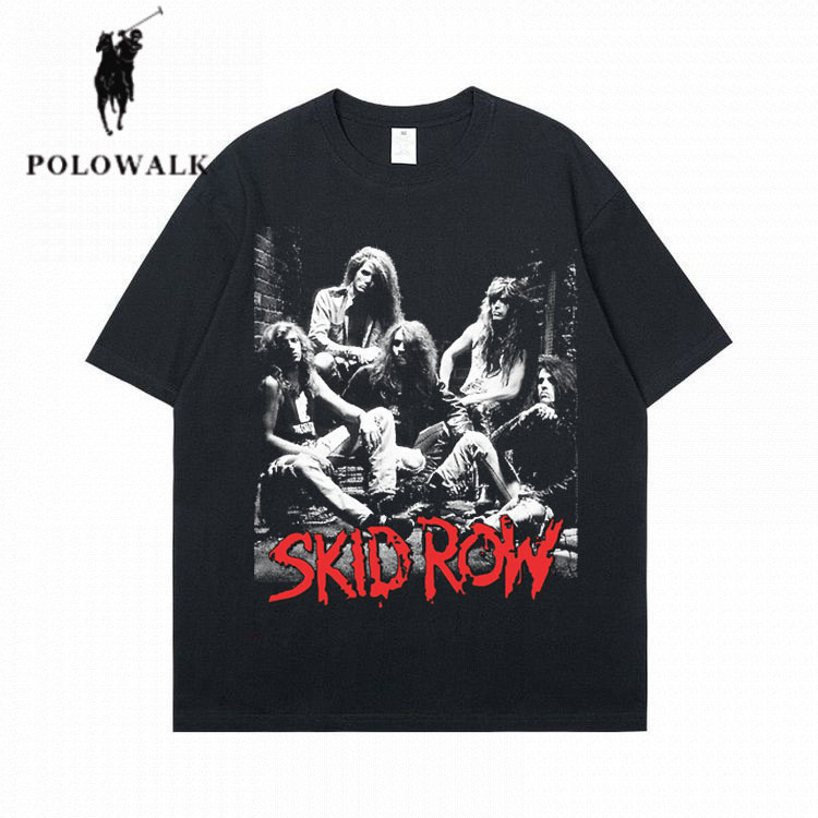 KATUN POLOWALK เสื้อยืด Rock Band Music Skidrow Cotton TC S-XXL
