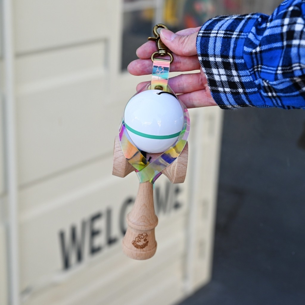 Monster Kendama House อัพเกรดพุดดิ้งโปร่งใส PVC Kendama กระเป๋า Kendama หัวเข็มขัดกีฬาหัวเข็มขัดสะดว
