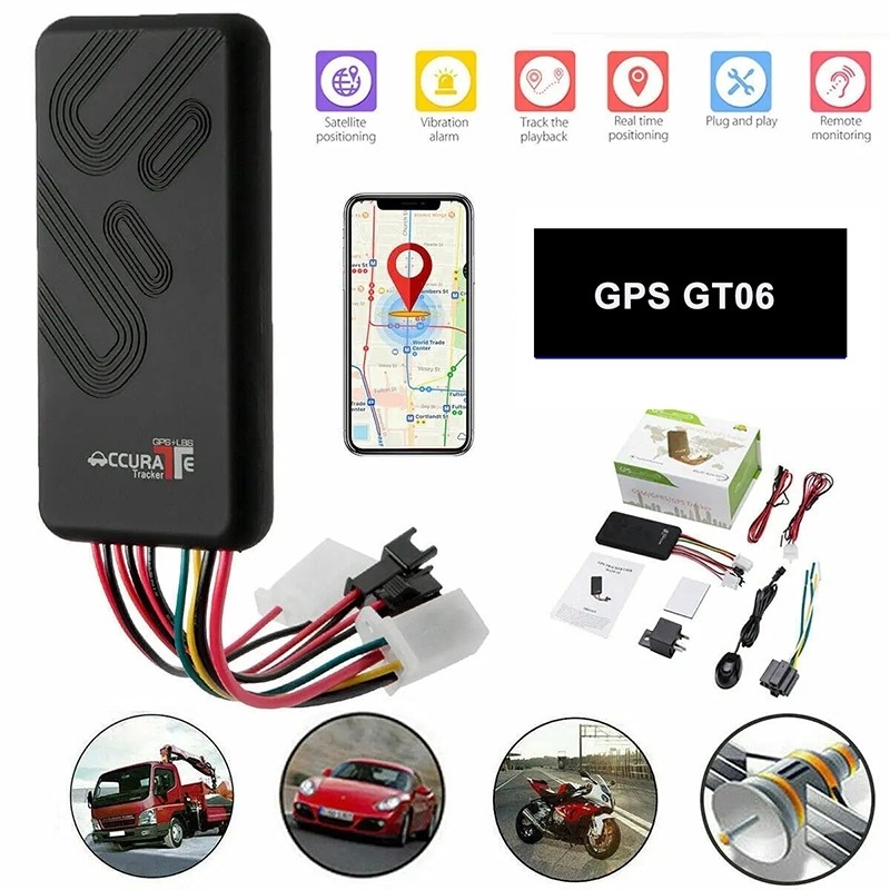 GT06 รถ Mini 4G GPS Tracker SMS GSM GPRS รถออนไลน์ระบบติดตาม Antitheft Monitor ระยะไกล Conrol Alarm 