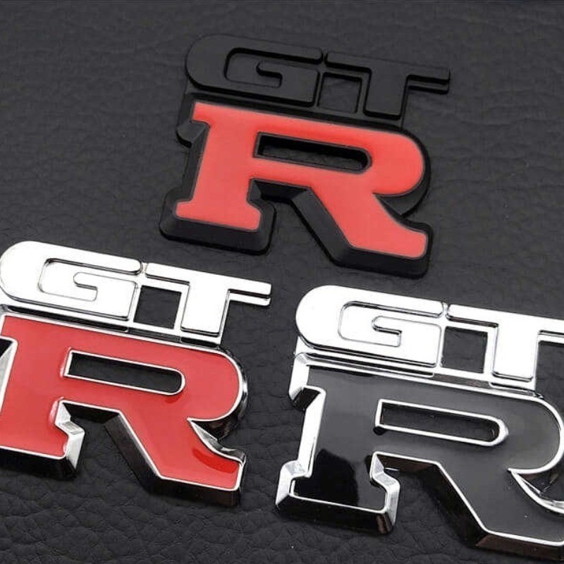 1 ชิ้น 3D โลหะ GTR โลโก้ nissan gtr สัญลักษณ์ gtr 150 ตราสัญลักษณ์สําหรับ NISSAN GTR