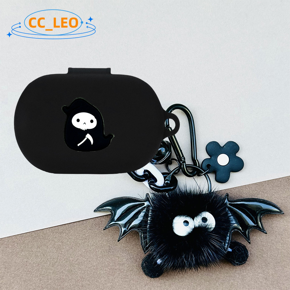 สําหรับ EDIFIER A6 กรณีกระเป๋าเก็บหูฟังน่ารัก Lucky Cat พวงกุญแจจี้ EDIFIER Comfo CC ซิลิโคน Soft Ca