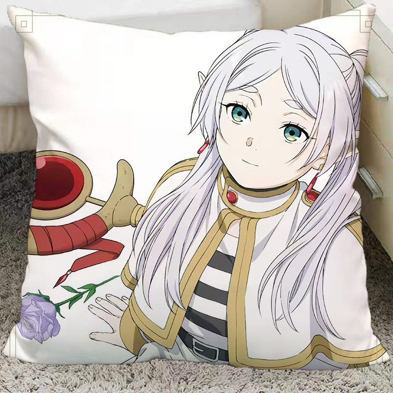 < Frieren: Beyond Journeys End > Burial Frieren Merchandise หมอน Cimil อะนิเมะสองมิติเบาะ Lunch Brea