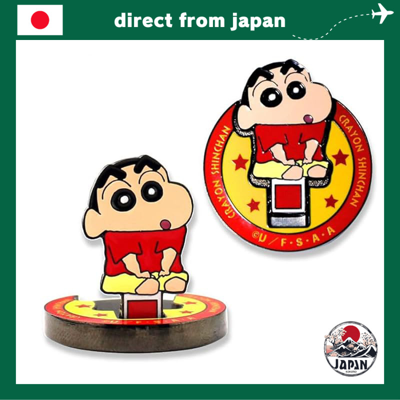 Crayon Shin-chan Flip-Up Golf Marker – Magnetic Fun Collectible for Golfers & Gifts