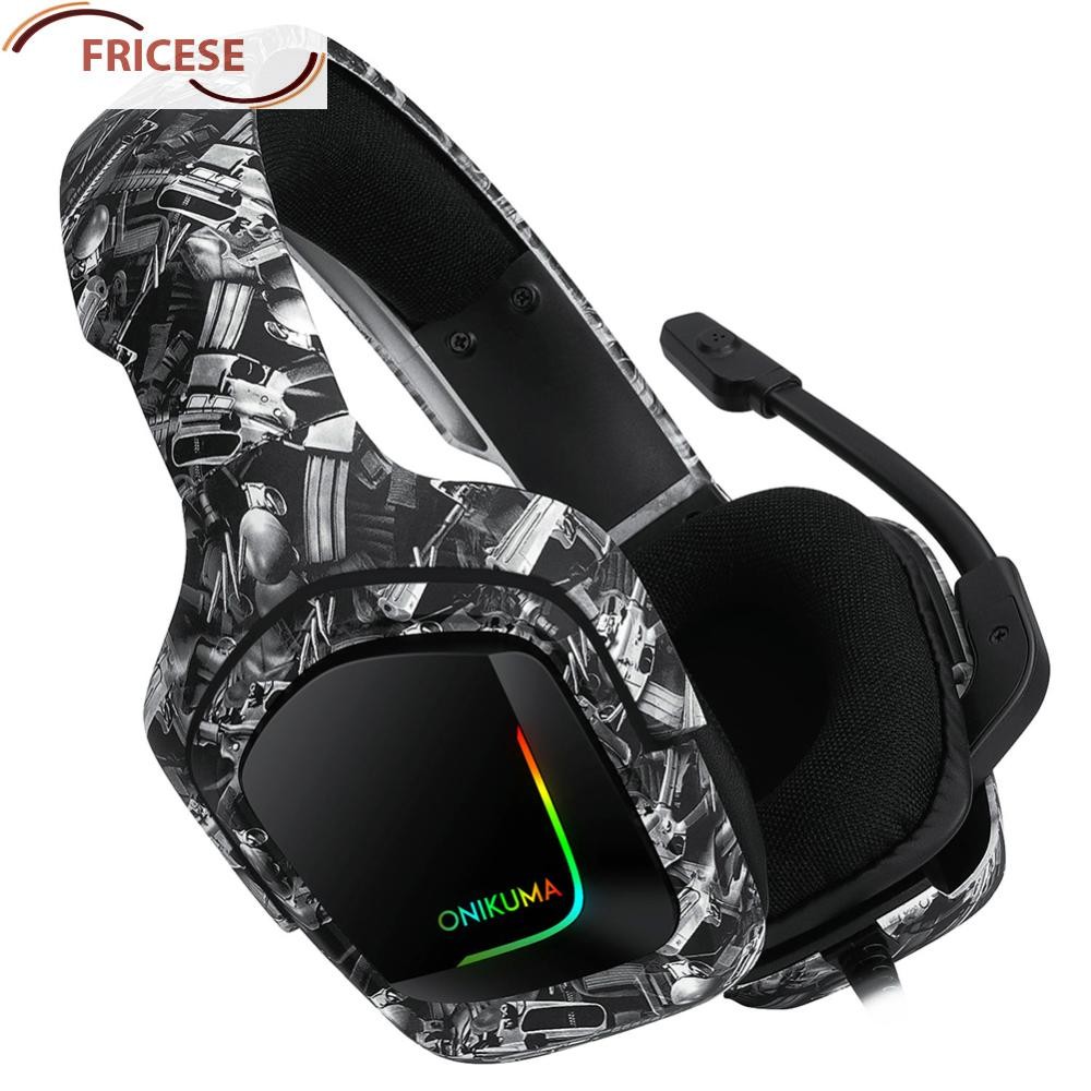 ONIKUMA K20 3.5 มม.แบบมีสาย RGB Backlight หูฟังสําหรับเดสก์ท็อป PC Gamers โทรศัพท์ PS4 [Fricese.th]