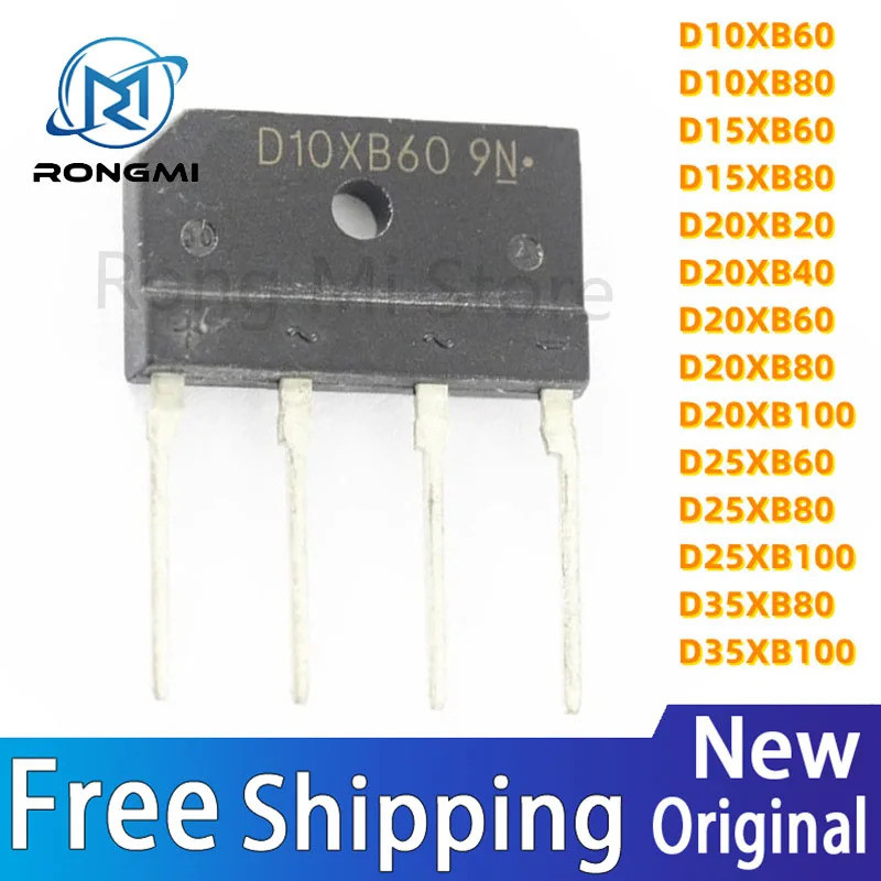 1-5PCS D35XB80 D10XB60 D10XB80 D15XB60 D15XB80 D20XB20 D20XB40 D20XB60 RS2006M D20XB80 D20XB100 D25X