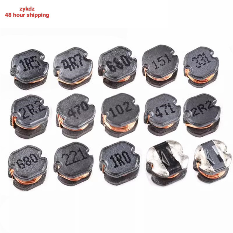 10pcs CD75 SMD Power Inductor 1R0 1R5 2R2 3R3 4R7 6R8 100 150 220 330 470 680UH UH MH 101 102 222 10