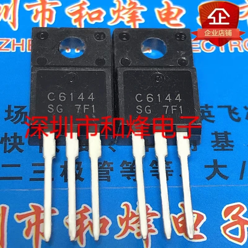 ทรานซิสเตอร์ mos 5PCS 2SC6144 C6144 JNG20T60FS FHF20N50 FK14KM-10 MMF70R600P 70R600P TO-220F ในสต็อก