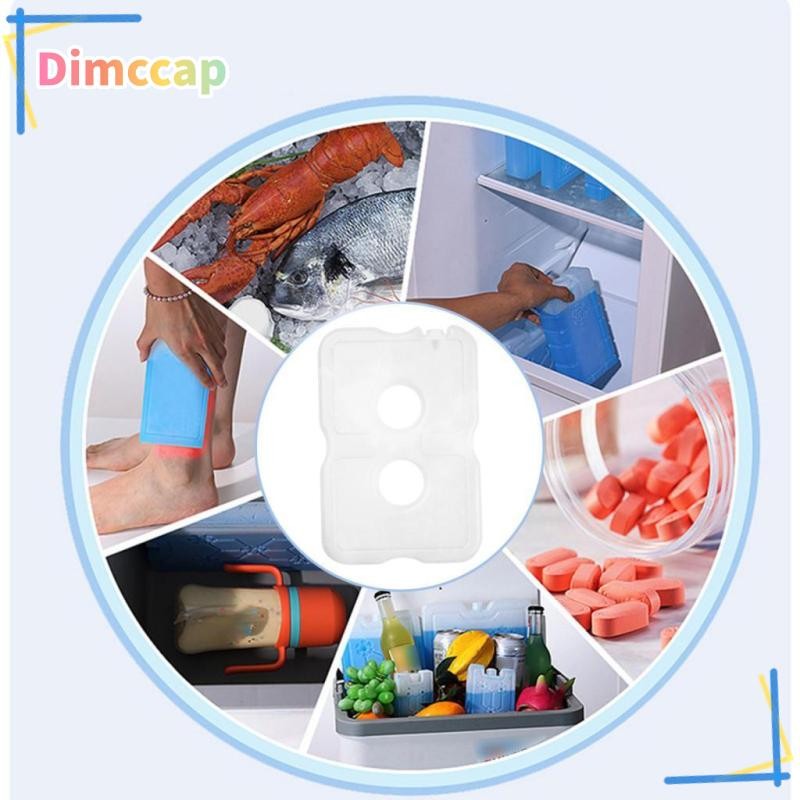 [dimccap] Ice Pack Cooling Cool Bag Freezer Pack สําหรับถุงอาหารกลางวัน Camping Traveling
