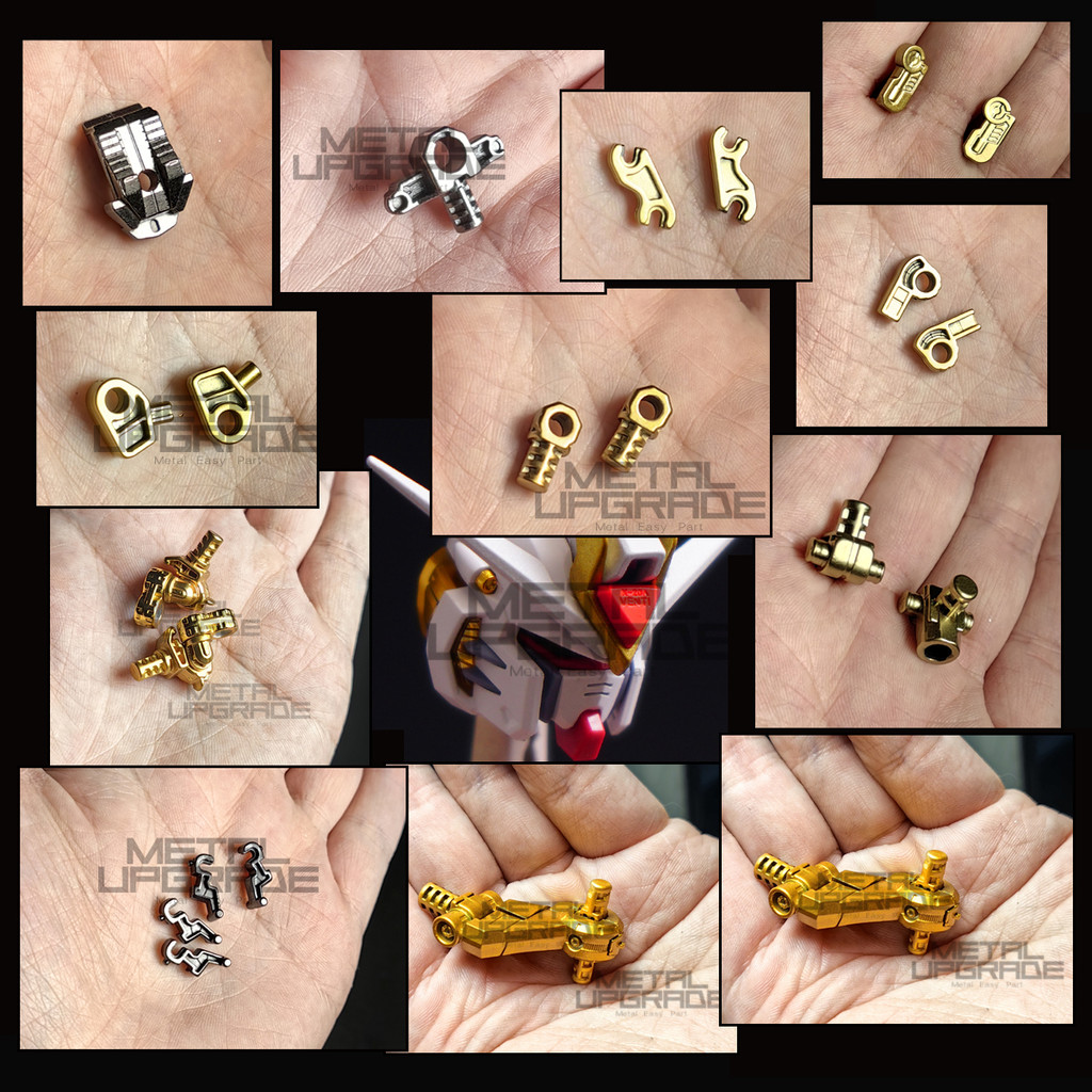 MGEX Strike Freedom กันดั้ม | ชิ้นส่วนโลหะผสมที่เข้ากันได้ของ Bandai | เสาอากาศโลหะ, อะไหล่เปลี่ยนกร