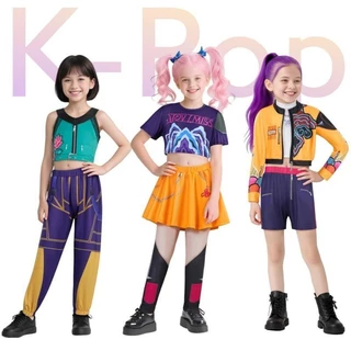 ภาพยนตร์ K-Pop Mira Rumi Zoey Demon Hunters คอสเพลย์เครื่องแต่งกายใหม่ สไตล์ 3D พิมพ์ สำหรับสาวฮาโลวีนและบทบาทเล่น