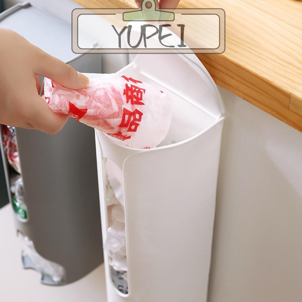 YUPEI ที่ใส่ถุงพลาสติกถุงขยะในครัวกล่องเก็บตู้