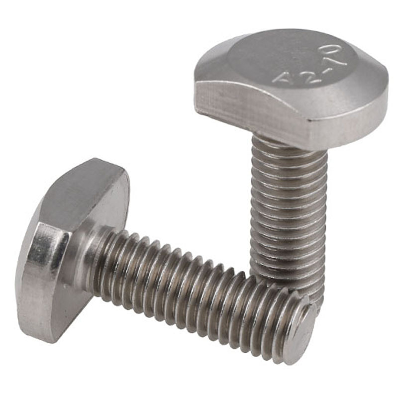 M5 M6 M8 M10 M12 สําหรับ T-Slot 304 สแตนเลส T รูปร่าง T ค้อนหัว Bolt สี่เหลี่ยมผืนผ้าเครื่องสกรู Chu