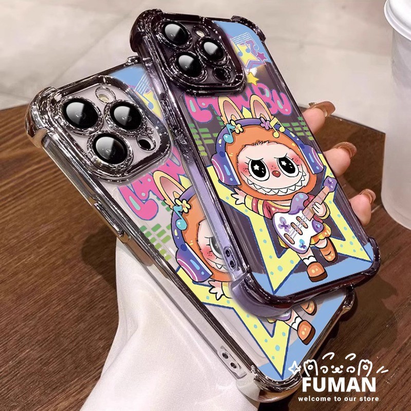 Cool Labubu สําหรับ iQOO 13 12 11 9S Neo 10 Pro Z9 Z8 Turbo Z9X Neo 9 8 Pro Z7i Z10 Turbo Z6X หรูหรา