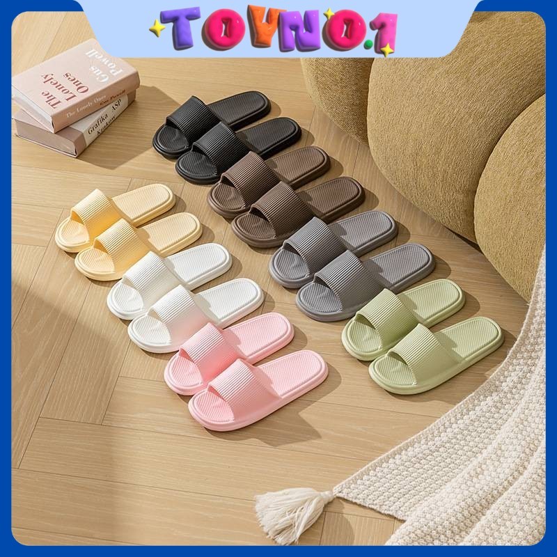 ToyNo.1🧸 พร้อมส่ง🧸"LT-260" รองเท้าแตะยาง EVA แบบสวม น้ำหนักเบา ใส่สบายเท้า มี7สี
