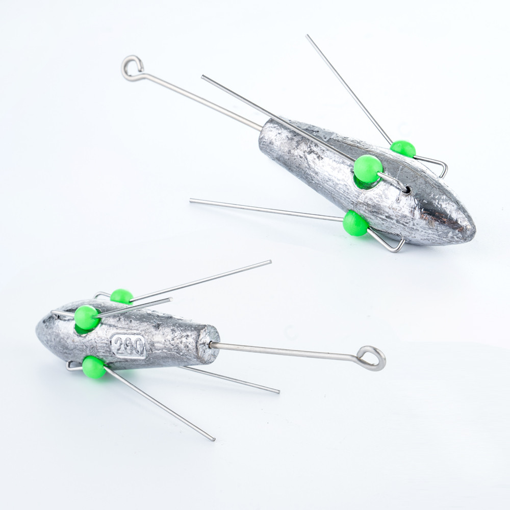 sinkers เรืองแสง สำหรับตกปลา น้ำหนัก 80-200 กรัม แบบ anti-snag พร้อมลูกปัด ใช้งานง่ายและจมน้ำไว — صورة 7