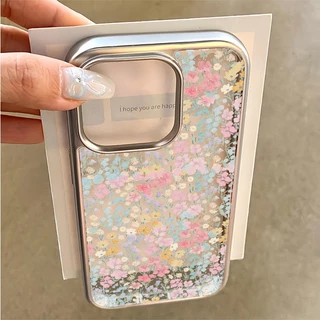 ความรู้สึกขั้นสูง จัดส่งจากประเทศไทย ดอกไม้for iPhone เคสไอโฟน 13 12 11 PRO MAX 16 15 14 X XS MAX XR 7/8PLUS หรูหรา