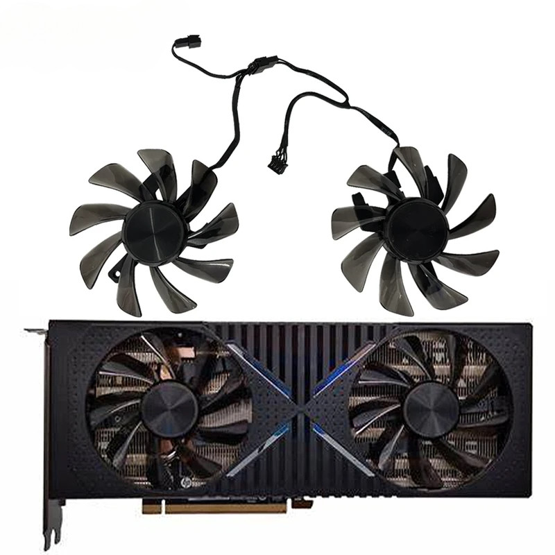 เปลี่ยนพัดลมการ์ดวิดีโอใหม่สําหรับ HP RTX 3070 CF101512พัดลมการ์ดจอ D RTX3070