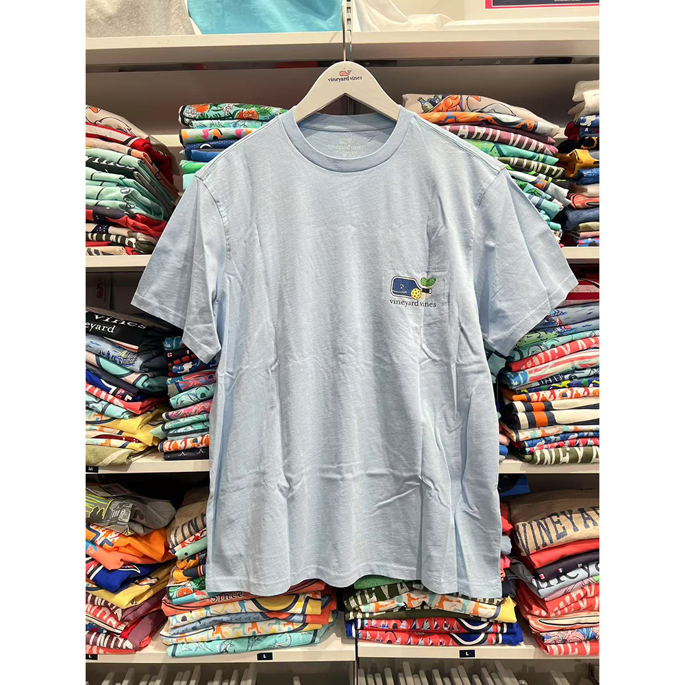 เสื้อยืดผู้ชาย Vineyard Vines ออกแบบลายว्वเอลฟ์ พิมพ์แขนสั้น ทรงโอเวอร์ไซซ์ ราคา ถูกที่สุด ดีลบีเคเค แกลเลอรีภาพที่ 8