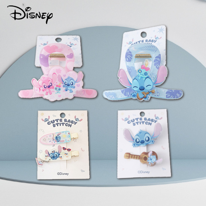 กิ๊บติดผม Disney Stitch ยึดแน่น ออกแบบใหม่ เหมาะสำหรับผู้ใหญ่และเด็ก เครื่องประดับผมน่ารักสไตล์การ์ตูน