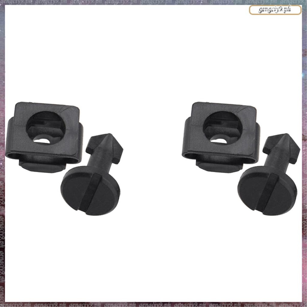 [LR] 2X Cover Undertray Wheel Arch Screw พลาสติกสีดําสําหรับ 915001-SS8-A01, 92601-SS8-A01