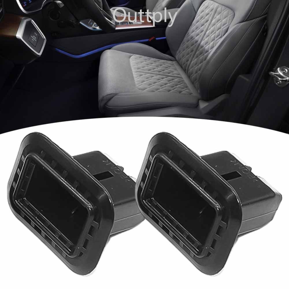 Outtply 2 ชิ้นรถที่นั่งด้านหลังเบาะรองนั่งกรอบ Grommets สําหรับ Audi A4/Avant 2001-2008 A6/Avant 199