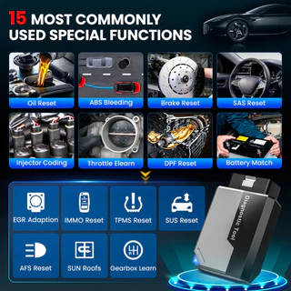 KINGBOLEN Ediag Elite OBD2 เครื่องสแกนเนอร์เครื่องมือวินิจฉัยรถยนต์ระบบเต็มรูปแบบ 15 รีเซ็ตบริการควบคุมแบบสองทิศทางอายุการใช้งาน Update อัพเกรด Ediag Mini Mucar BT200