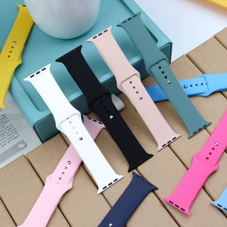 สายซิลิโคนอ่อน for IWatch Ultra 3 2 SE 3 2 Smart Watch Series 11 10 9 8 7 6 5 4 3 49 46 45 44 42 41 38มม. สายยางเปลี่ยน