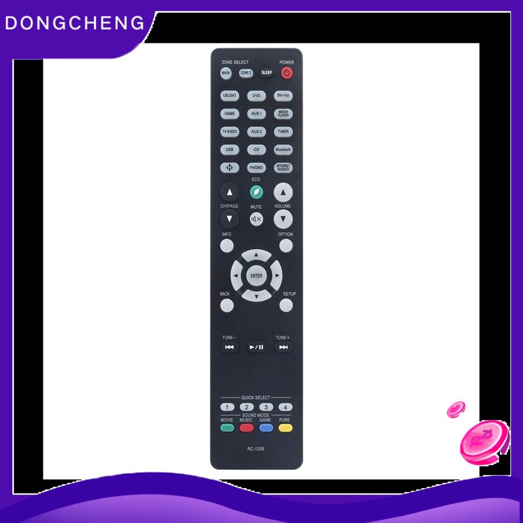 dongchengmy2.th1 ชิ้น RC-1228 รีโมทคอนโทรลเปลี่ยนอะไหล่อุปกรณ์เสริมสําหรับเครือข่ายแบบบูรณาการ AV Re