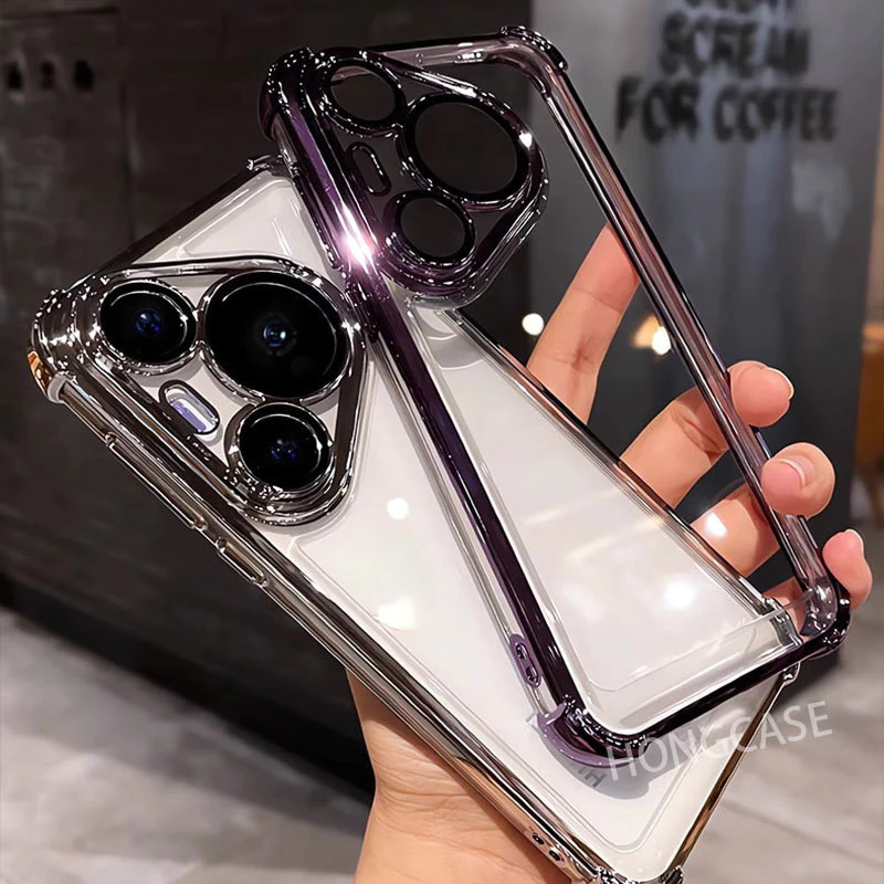 เคสโทรศัพท์สําหรับ Huawei Pura 80 Pro + Ultra Pura80/80Pro/80Pro + Pura80Ultra Plus 5G 2025 Clear Soft เคสป้องกันกันกระแทกฝาหลัง