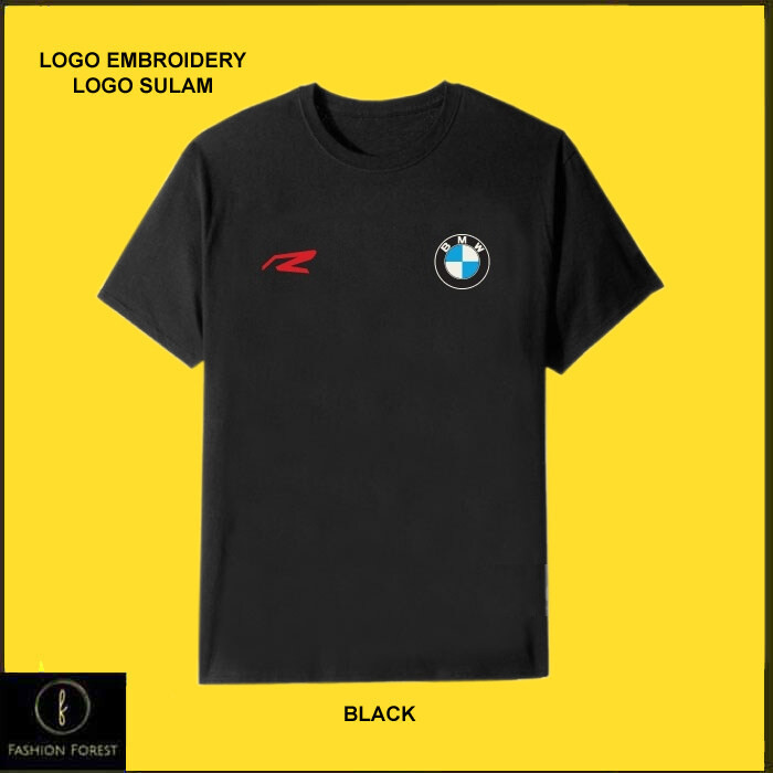 เสื้อยืดคอกลมไมโครไฟเบอร์แห้งเร็วJerseyโลโก้เย็บปักถักร้อยSulam BMW R Motorrad 1200RT S1000RR Tourin